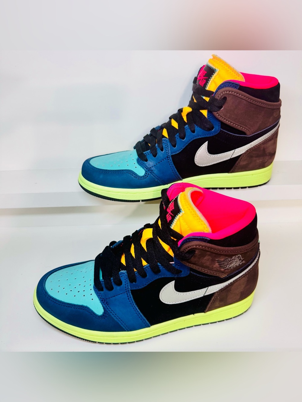 AIR JORDAN 1 HIGH OG “TOKYO BIO HACK” 555088-201 Men’s 7.5 Women’s 9 Clean AF - Picture 13 of 16